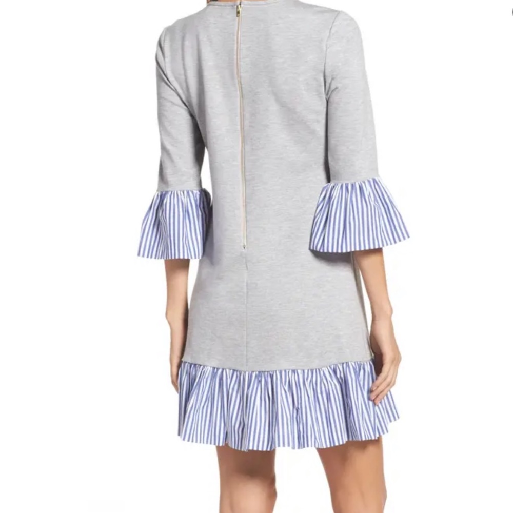 Eliza J Flounce Hem Sweatshirt Dress - Picture 3 of 11